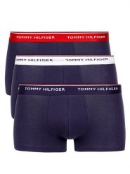Tommy Hilfiger Komplet 3 par bokserek 3P Lr Trunk 1U87903841 Granatowy. Niebieskie bokserki męskie Tommy Hilfiger, m, bez wzorów, z bawełny. Za 129.99 zł.
