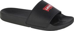 Levi`s Klapki June Batwing S Czarne r. 39 (229170-740-159). Czarne klapki damskie bez wzorów, sportowe, bez obcasa. Za 112.23 zł.