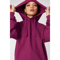 NA-KD Basic Bluza z kapturem basic - Purple. Bluzy damskie marki NA-KD Basic. Za 100.95 zł.