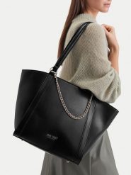 Nine West Torebka CEO-ADDISON-LH22281 Czarny. Czarne torebki do ręki damskie Nine West, bez wzorów, bez dodatków. Za 229.99 zł.