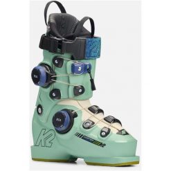 Buty narciarskie damskie K2 CORTEX 125 W ZONAL BOA. Zielone obuwie sportowe damskie K2, bez wzorów, narciarskie. Za 3,599.99 zł.