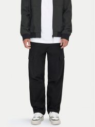 Only & Sons Spodnie materiałowe Ray 22028640 Czarny Loose Fit. Czarne spodnie materiałowe męskie Only & Sons, m, bez wzorów, z bawełny. Za 259.99 zł.