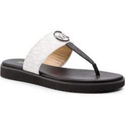 Japonki MICHAEL MICHAEL KORS - Lillie Thong 40S9LIFA1B Brt/Wht/Mlt. Białe sandały damskie marki MICHAEL Michael Kors, bez wzorów, z materiału. Za 429.00 zł.