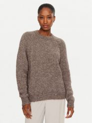 Marella Sweter Sapri 2423366155 Beżowy Regular Fit. Brązowe swetry damskie Marella, xxl, bez wzorów, z syntetyku, bez kołnierzyka, bez ramiączek, bez kaptura. Za 769.99 zł.