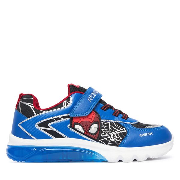 Sneakersy Geox. Niebieskie trampki i tenisówki chłopięce Geox, bez wzorów, bez zapięcia. Za 339.99 zł.