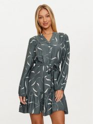 Vero Moda Sukienka codzienna Jessi 10317440 Zielony Regular Fit. Zielone sukienki damskie Vero Moda, na co dzień, xl, bez wzorów, z wiskozy, bez kołnierzyka, bez ramiączek, proste. Za 179.99 zł.