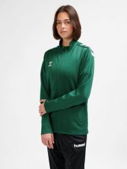 Damska bluza dresowa Hummel Core Xk. Zielone bluzy damskie Hummel, s, bez wzorów, z dresówki, bez kaptura. Za 172.30 zł.