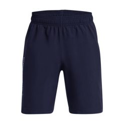 Szorty chłopięce Under Armour Woven Wdmk Shorts Niebieskie Niebieskie. Niebieskie szorty dla chłopców Under Armour, bez wzorów, z materiału, sportowe. Za 208.99 zł.