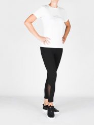 Guess Legginsy | W74B72K6D20 | Kobieta | Czarny. Czarne legginsy damskie Guess, s, z aplikacjami, z elastanu. W wyprzedaży za 129.00 zł.