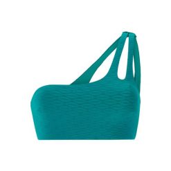 Damski top do kostiumu kąpielowego Protest Mixmarlea. Zielone topy damskie Protest, l, bez wzorów, z materiału, bez kołnierzyka, bez ramiączek. Za 219.00 zł.