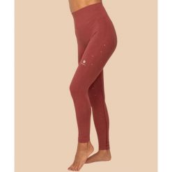 Legginsy sportowe FIR Namaste Technology. Niebieskie legginsy damskie Anaissa, s, bez wzorów, z poliamidu, na jogę i pilates. W wyprzedaży za 160.00 zł.