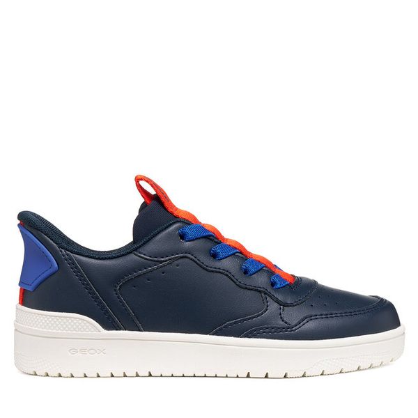 Sneakersy Geox. Niebieskie trampki i tenisówki chłopięce Geox, bez wzorów, bez zapięcia. Za 255.99 zł.
