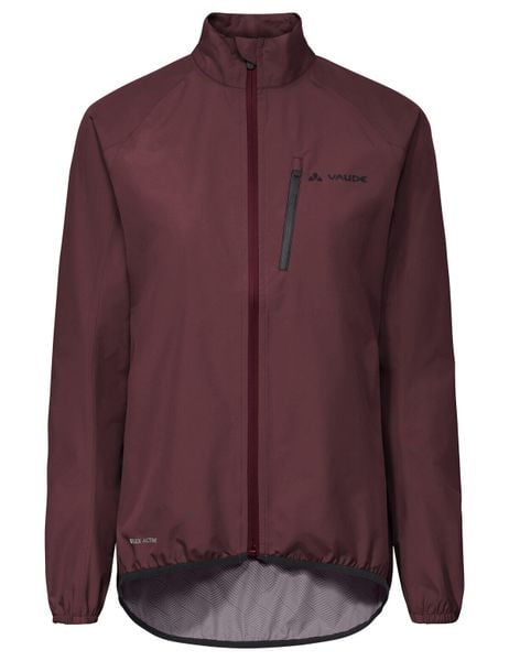 Kurtka damska Drop Jacket III. Czerwone kurtki damskie Vaude, bez wzorów, z materiału, bez kaptura. Za 542.20 zł.
