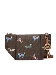 MICHAEL Michael Kors Torebka 32R6G9JC1U Brązowy. Brązowe torebki do ręki damskie MICHAEL Michael Kors, bez wzorów, ze skóry, bez dodatków. Za 989.99 zł.