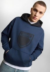 Bluza sportowa męska Prosto Splash Shield z kapturem. Niebieskie bluzy męskie Prosto., m, bez wzorów, z kapturem. Za 249.99 zł.
