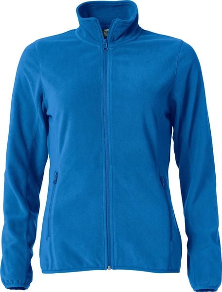 Clique Damska kurtka Basic Micro Fleece - 100% poliester, antymech – royal blue. Niebieskie kurtki damskie CLIQUE, m, bez wzorów, z poliesteru, bez kaptura. Za 162.74 zł.