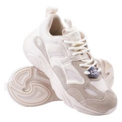 Buty Iguana Fogios W 92800602698 beżowy. Brązowe obuwie sportowe damskie bez wzorów, z materiału, trekkingowe. Za 396.74 zł.