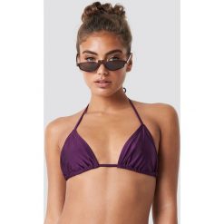 NA-KD Swimwear Góra bikini Shiny Triangle - Purple. Bikini damskie marki NA-KD Swimwear. Za 40.95 zł.