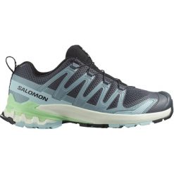 Obuwie Biegi w terenie Kobiety XA PRO 3D V9. Niebieskie obuwie sportowe damskie Salomon, bez wzorów, z materiału, do biegania. Za 639.00 zł.