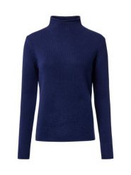 Fynch-Hatton Wełniany sweter damski Kobiety Wełna niebieski jednolity, XXL. Niebieskie swetry damskie Fynch-Hatton, xxl, bez wzorów, z wełny, klasyczne, bez kołnierzyka, bez ramiączek, bez kaptura. Za 649.95 zł.