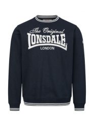 Bluza Lonsdale Clifton. Białe bluzy męskie Lonsdale, m, bez wzorów, z bawełny, bez kaptura. Za 260.90 zł.