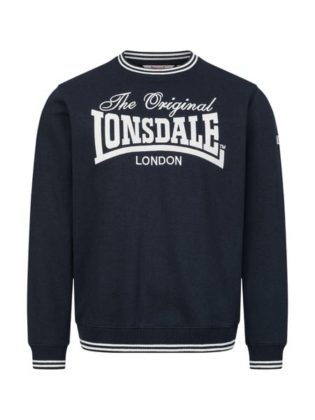 Bluza Lonsdale Clifton. Białe bluzy męskie Lonsdale, m, bez wzorów, z bawełny, bez kaptura. Za 264.45 zł.
