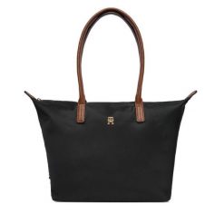 Torebka Tommy Hilfiger. Czarne torebki do ręki damskie Tommy Hilfiger, bez wzorów, bez dodatków. Za 429.99 zł.