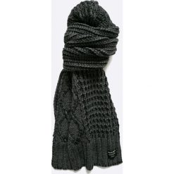 Jack & Jones - Szalik. Czarne szaliki męskie Jack & Jones, z dzianiny. W wyprzedaży za 79.90 zł.