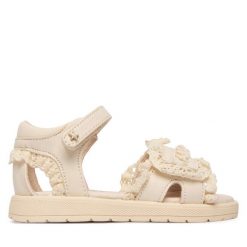 Sandały Mayoral. Brązowe sandały dziewczęce Mayoral, bez zapięcia. Za 189.99 zł.