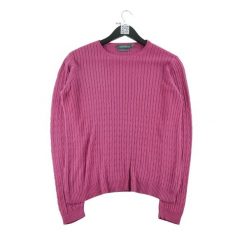 Second life - Sweter damski Lauren Ralph Lauren bordo - Jak nowy. Fioletowe swetry damskie Ralph Lauren, xl, bez wzorów, casualowe, bez kołnierzyka, bez ramiączek, bez kaptura. Za 127.76 zł.