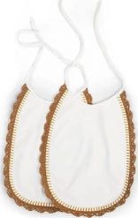 Childhome Childhome Zestaw 2 szt. Śliniaków Jersey Crochet Ecru. Śliniaki dla dzieci Childhome, bez wzorów, z jersey. Za 149.00 zł.