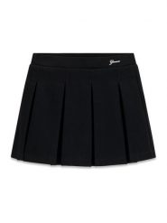 Guess Spódnica mini K6BD04 K5927 Czarny Regular Fit. Czarne spódniczki dla dziewczynek Guess, z aplikacjami, z syntetyku, mini. Za 214.99 zł.