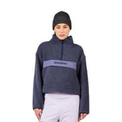 Damski polar Rossignol Alltrack. Niebieskie bluzy sportowe damskie Rossignol, bez wzorów, z polaru, bez kaptura, narciarskie. Za 585.00 zł.