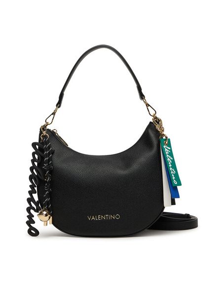 Valentino Torebka Ryta Re VBS9UI07 Czarny. Czarne torebki do ręki damskie Valentino, bez wzorów, bez dodatków. Za 609.99 zł.
