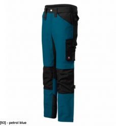 Vertex - ADLER - Vertex - Spodnie robocze męskie, Cordura, 310 g/m2, 34 % bawełna, 66 % polyamid - petrol blue - 50 long-52 56 long. Niebieskie spodnie materiałowe męskie RIMECK, m, bez wzorów, z bawełny. Za 378.63 zł.
