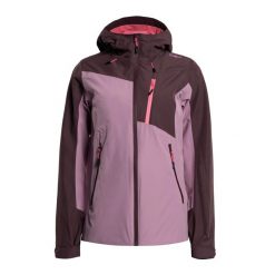 Kurtka przeciwdeszczowa damska CMP. Czerwone kurtki sportowe damskie CMP, s, bez wzorów, bez kaptura, trekkingowe. Za 319.99 zł.