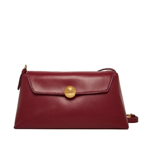 Torebka Furla. Czerwone listonoszki damskie Furla, bez wzorów, bez dodatków. Za 1,009.00 zł.