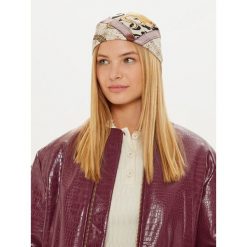 Chusta Guess. Brązowe szaliki i chusty damskie Guess, z aplikacjami. Za 269.99 zł.
