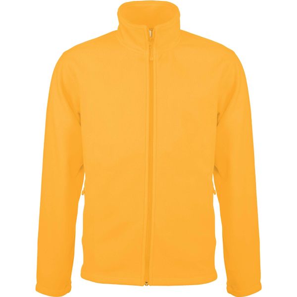 Polarowa kurtka z zamkiem Kariban Falco. Żółte kurtki męskie KARIBAN, m, bez wzorów, z polaru, bez kaptura. Za 145.00 zł.