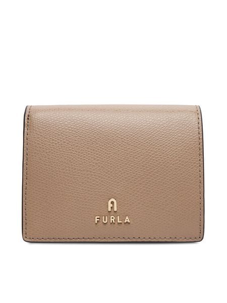 Furla Portfel Camelia WP00304 ARE000 CN 1257S 1007 Beżowy. Brązowe portfele damskie Furla, bez wzorów, ze skóry. Za 369.99 zł.
