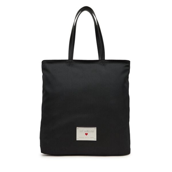 Torebka LOVE MOSCHINO. Czarne torebki do ręki damskie Love Moschino, bez wzorów, klasyczne, bez dodatków. Za 439.99 zł.