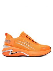 Plein Sport Sneakersy FAES USC0779 STE003N Pomarańczowy. Brązowe buty sportowe męskie Plein Sport, z materiału, bez zapięcia. Za 969.99 zł.