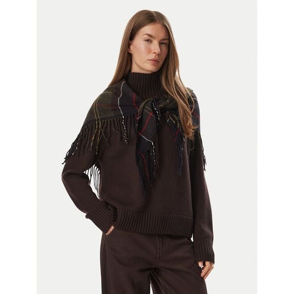 Chusta Barbour. Zielone szaliki i chusty damskie Barbour, bez wzorów. Za 264.99 zł.