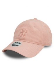 New Era Czapka z daszkiem New York Yankees Towelling 9Twenty 60595347 Różowy. Czerwone czapki i kapelusze damskie New Era, bez wzorów, z bawełny. Za 99.99 zł.