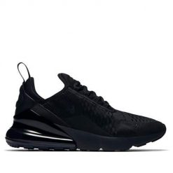 Buty do chodzenia damskie Nike W Air Max 270. Czarne obuwie sportowe damskie Nike, bez wzorów, z materiału, trekkingowe. Za 619.00 zł.