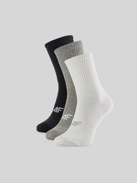 4F Skarpetki długie (3-pack) męskie - multikolor 43-46. Skarpety męskie 4f, bez wzorów. Za 59.99 zł.