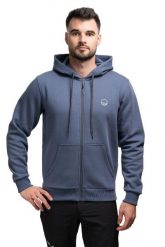 Bluza trekkingowa męska Flow 3 Hoody. Niebieskie bluzy męskie WILD COUNTRY, l, bez wzorów, z bawełny, bez kaptura. Za 249.99 zł.