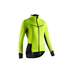 Kurtka na rower ROADRACING damska. Czarne kurtki damskie VAN RYSEL, bez wzorów, z elastanu, bez kaptura. Za 309.99 zł.
