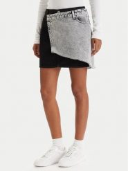 Karl Lagerfeld Jeans Spódnica jeansowa B1W12015 Szary Regular Fit. Szare spódnice damskie Karl Lagerfeld Jeans, s, bez wzorów, z bawełny. Za 468.99 zł.