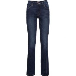 Miękkie dżinsy ze stretchem STRAIGHT bonprix ciemnoniebieski. Niebieskie jeansy damskie bonprix. Za 79.99 zł.
